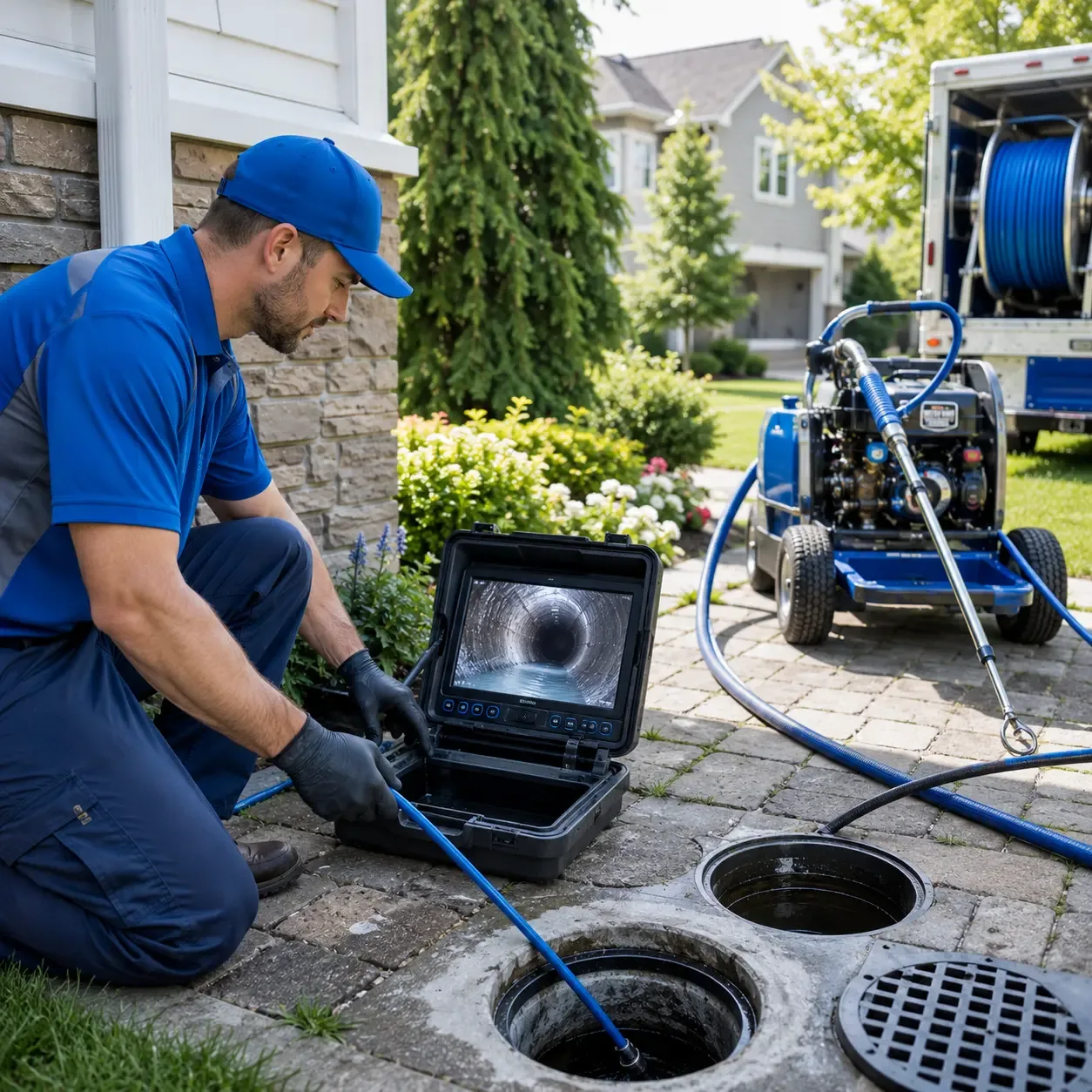 Outdoor drain cleaning professionals serving Orland Park, IL